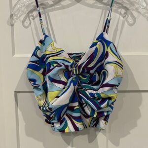 Express Multicolor Swirl Camisole